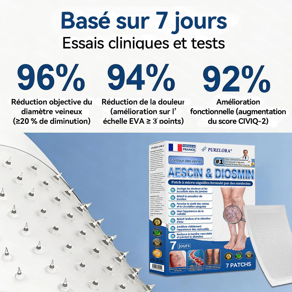 𝐏𝐮𝐫𝐞𝐥𝐨𝐫𝐚® 𝐏𝐚𝐭𝐜𝐡 𝐌𝐢𝐜𝐫𝐨-𝐀𝐢𝐠𝐮𝐢𝐥𝐥𝐞𝐬 𝐂𝐨𝐧𝐭𝐨𝐮𝐫 𝐝𝐞𝐬 𝐕𝐞𝐢𝐧𝐞𝐬 𝐚𝐮 𝐃𝐢𝐨𝐬𝐦𝐢𝐧𝐞 & 𝐀𝐞𝐬𝐜𝐢𝐧𝐞 🌿𝐑é𝐬𝐮𝐥𝐭𝐚𝐭𝐬 𝐯𝐢𝐬𝐢𝐛𝐥𝐞𝐬 𝐜𝐨𝐧𝐭𝐫𝐞 𝐥𝐞𝐬 𝐯𝐚𝐫𝐢𝐜𝐞𝐬 𝐞𝐧 𝟕 𝐣𝐨𝐮𝐫𝐬 – 𝐅𝐨𝐫𝐦𝐮𝐥𝐞 𝐯é𝐠é𝐭𝐚𝐥𝐞 𝐚𝐯𝐚𝐧𝐜é𝐞 𝐜𝐢𝐛𝐥𝐚𝐧𝐭 𝐥𝐞𝐬 𝐯𝐚𝐫𝐢𝐜𝐨𝐬𝐢𝐭é𝐬 𝐞𝐭 𝐬𝐨𝐮𝐥𝐚𝐠𝐞𝐚𝐧𝐭 𝐥𝐞𝐬 𝐣𝐚𝐦𝐛𝐞𝐬 𝐥𝐨𝐮𝐫𝐝𝐞𝐬 𝐞𝐭 𝐟𝐚𝐭𝐢𝐠𝐮é𝐞𝐬 - Image 12