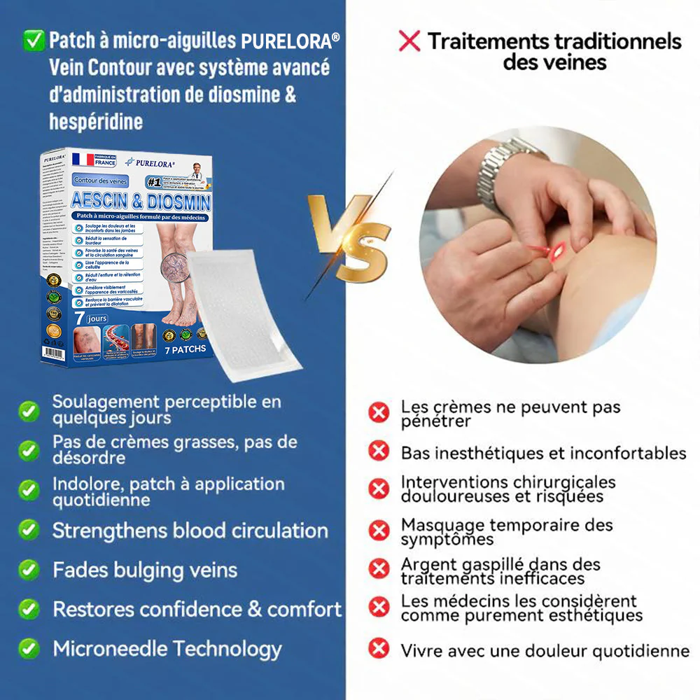 𝐏𝐮𝐫𝐞𝐥𝐨𝐫𝐚® 𝐏𝐚𝐭𝐜𝐡 𝐌𝐢𝐜𝐫𝐨-𝐀𝐢𝐠𝐮𝐢𝐥𝐥𝐞𝐬 𝐂𝐨𝐧𝐭𝐨𝐮𝐫 𝐝𝐞𝐬 𝐕𝐞𝐢𝐧𝐞𝐬 𝐚𝐮 𝐃𝐢𝐨𝐬𝐦𝐢𝐧𝐞 & 𝐀𝐞𝐬𝐜𝐢𝐧𝐞 🌿𝐑é𝐬𝐮𝐥𝐭𝐚𝐭𝐬 𝐯𝐢𝐬𝐢𝐛𝐥𝐞𝐬 𝐜𝐨𝐧𝐭𝐫𝐞 𝐥𝐞𝐬 𝐯𝐚𝐫𝐢𝐜𝐞𝐬 𝐞𝐧 𝟕 𝐣𝐨𝐮𝐫𝐬 – 𝐅𝐨𝐫𝐦𝐮𝐥𝐞 𝐯é𝐠é𝐭𝐚𝐥𝐞 𝐚𝐯𝐚𝐧𝐜é𝐞 𝐜𝐢𝐛𝐥𝐚𝐧𝐭 𝐥𝐞𝐬 𝐯𝐚𝐫𝐢𝐜𝐨𝐬𝐢𝐭é𝐬 𝐞𝐭 𝐬𝐨𝐮𝐥𝐚𝐠𝐞𝐚𝐧𝐭 𝐥𝐞𝐬 𝐣𝐚𝐦𝐛𝐞𝐬 𝐥𝐨𝐮𝐫𝐝𝐞𝐬 𝐞𝐭 𝐟𝐚𝐭𝐢𝐠𝐮é𝐞𝐬 - Image 9