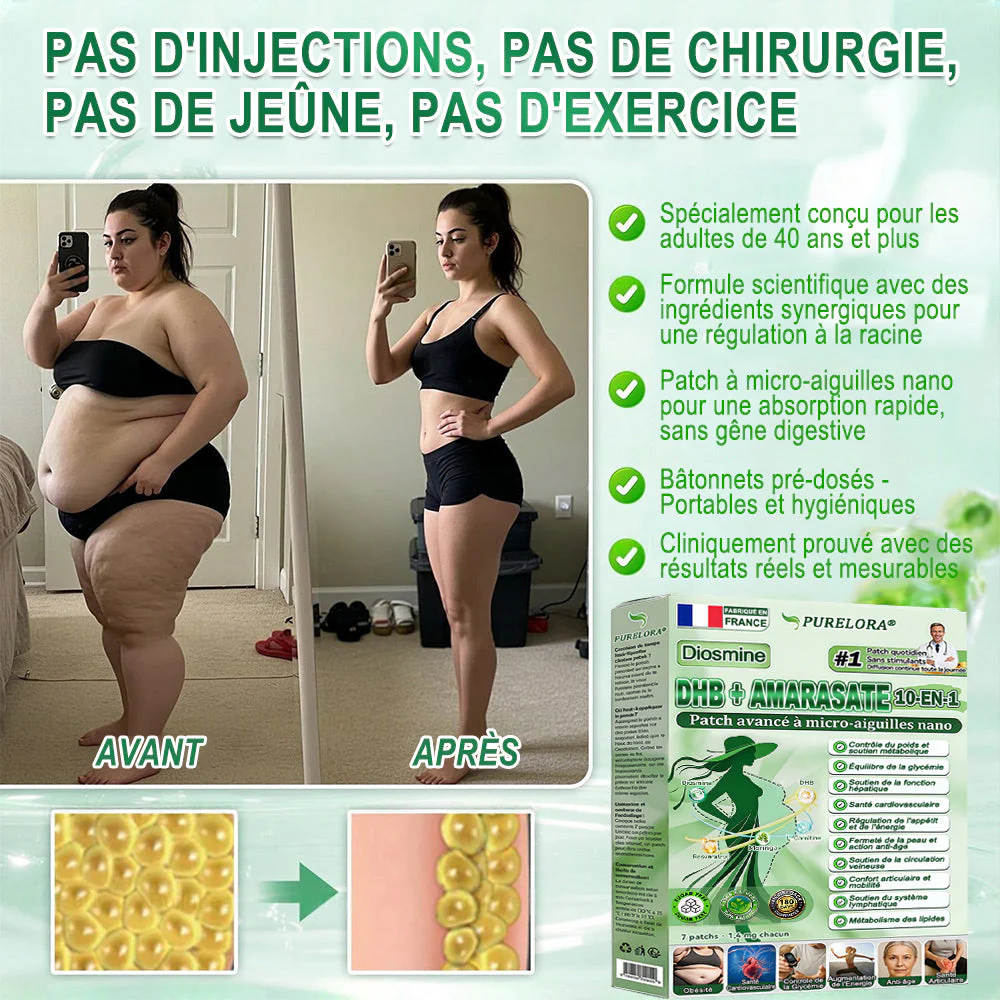 [𝗡𝗼𝘂𝘃𝗲𝗹𝗹𝗲 𝗙𝗼𝗿𝗺𝘂𝗹𝗲 𝗔𝗺é𝗹𝗶𝗼𝗿é𝗲] 🇫🇷𝐏𝐮𝐫𝐞𝐥𝐨𝐫𝐚® 𝐌𝐞𝐭𝐚𝐛𝐨𝐥𝐢𝐜 𝐌𝐚𝐭𝐫𝐢𝐱 – 𝐏𝐚𝐭𝐜𝐡 𝐍𝐚𝐧𝐨 à 𝐌𝐢𝐜𝐫𝐨𝐧𝐞𝐞𝐝𝐥𝐞𝐬 𝟏𝟎-𝐞𝐧-𝟏 𝐃𝐇𝐁 + 𝐀𝐦𝐚𝐫𝐚𝐬𝐚𝐭𝐞 - Image 2
