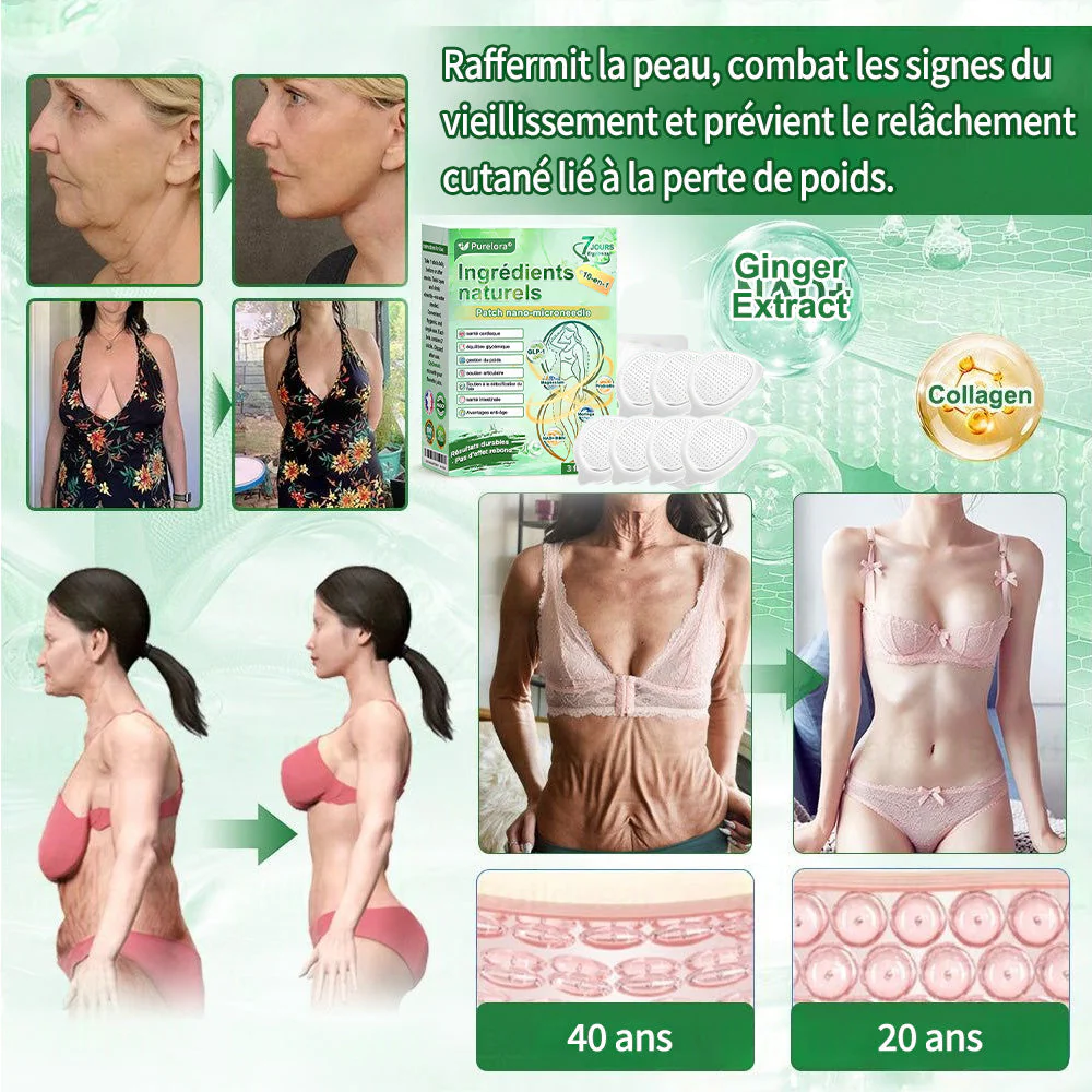 💖 𝑷𝒉𝒂𝒓𝒎𝒂𝒄𝒊𝒆 𝑶𝒇𝒇𝒊𝒄𝒊𝒆𝒍𝒍𝒆 💖 | 🇫🇷 Purelora® Patch Nano Microneedle 10-en-1 aux ingrédients naturels ✅ Aide à gérer le poids, soutient cœur, glycémie, intestin & articulations, raffermit la peau et booste l’énergie. - Image 17