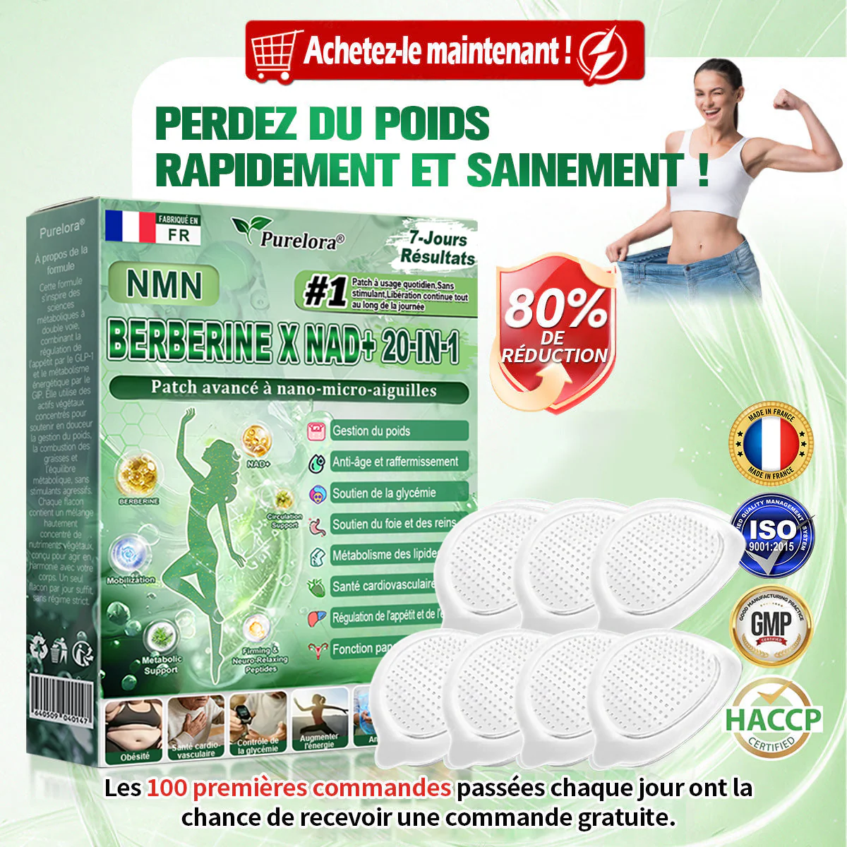 🏥🌷Pharmacie en ligne française🇫🇷 p𝒖𝒓𝒆𝒍𝒐𝒓𝒂® NAD × 𝑬𝑮𝑪𝑮 20-𝒆𝒏-𝟏 𝐏𝐚𝙩𝙘𝙝 𝙈𝙞𝙘𝙧𝙤𝙣é𝙚𝒅𝒍𝒆 𝑨𝒗𝒂𝐧𝐜é 𝙉𝙖𝒏𝒐 (𝐔𝐧𝐞 𝐬𝐞𝐮𝐥𝐞 𝐟𝐨𝐢𝐬 𝐩𝐚𝐫 𝐣𝐨𝐮𝐫, 𝐜𝐡𝐚𝐧𝐠𝐞𝐦𝐞𝐧𝐭𝐬 𝐯𝐢𝐬𝐢𝐛𝐥𝐞𝐬 𝐞𝐧 𝟕 𝐣𝐨𝐮𝐫𝐬) ✅𝐏𝐨𝐮𝐫 𝐥’𝐨𝐛é𝐬𝐢𝐭é, 🅟🅔🅐🅤 🅡🅔🅛â🅒🅗é🅔,𝐝𝐢𝐚𝐛è𝐭𝐞, 𝐚𝐩𝐧é𝐞 𝐝𝐮 𝐬𝐨𝐦𝐦𝐞𝐢𝐥, 𝐩𝐫𝐨𝐛𝐥è𝐦𝐞𝐬 𝐚𝐫𝐭𝐢𝐜𝐮𝐥𝐚𝐢𝐫𝐞𝐬, 𝐞𝐭 𝐛𝐢𝐞𝐧 𝐩𝐥𝐮𝐬