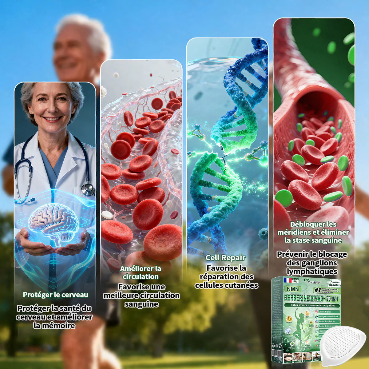 🏥🌷Pharmacie en ligne française🇫🇷 p𝒖𝒓𝒆𝒍𝒐𝒓𝒂® NAD × 𝑬𝑮𝑪𝑮 20-𝒆𝒏-𝟏 𝐏𝐚𝙩𝙘𝙝 𝙈𝙞𝙘𝙧𝙤𝙣é𝙚𝒅𝒍𝒆 𝑨𝒗𝒂𝐧𝐜é 𝙉𝙖𝒏𝒐 (𝐔𝐧𝐞 𝐬𝐞𝐮𝐥𝐞 𝐟𝐨𝐢𝐬 𝐩𝐚𝐫 𝐣𝐨𝐮𝐫, 𝐜𝐡𝐚𝐧𝐠𝐞𝐦𝐞𝐧𝐭𝐬 𝐯𝐢𝐬𝐢𝐛𝐥𝐞𝐬 𝐞𝐧 𝟕 𝐣𝐨𝐮𝐫𝐬) ✅𝐏𝐨𝐮𝐫 𝐥’𝐨𝐛é𝐬𝐢𝐭é, 🅟🅔🅐🅤 🅡🅔🅛â🅒🅗é🅔,𝐝𝐢𝐚𝐛è𝐭𝐞, 𝐚𝐩𝐧é𝐞 𝐝𝐮 𝐬𝐨𝐦𝐦𝐞𝐢𝐥, 𝐩𝐫𝐨𝐛𝐥è𝐦𝐞𝐬 𝐚𝐫𝐭𝐢𝐜𝐮𝐥𝐚𝐢𝐫𝐞𝐬, 𝐞𝐭 𝐛𝐢𝐞𝐧 𝐩𝐥𝐮𝐬 - Image 7