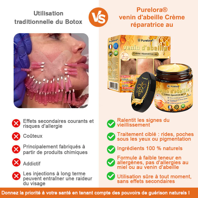 "Fabriqué et expédié de France|🐝Boutique officielle✨Purelora® venin d'abeille Crème réparatrice au 🔥 DERNIER JOUR - 80 % DE RÉDUCTION 💎" - Image 11