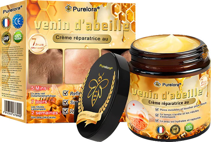 "Fabriqué et expédié de France|🐝Boutique officielle✨Purelora® venin d'abeille Crème réparatrice au 🔥 DERNIER JOUR - 80 % DE RÉDUCTION 💎" - Image 13
